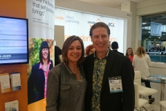 London Book Fair w/ my Editor, Emilie Marneur