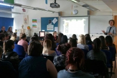 Inspirational Speaking at Local College